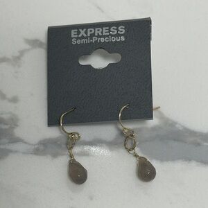 Express grey dangle earrings new